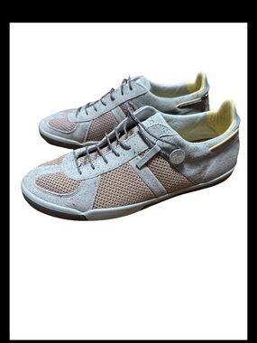 PLAE Prospect Minimalist Sneaker - Grey/Blush - Men 10 / Women 11.5